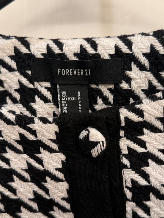Forever 21 Black/White Tweed Houndstooth Blazer - Picture 5 of 5